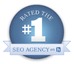 #1 rated seo agency award logo